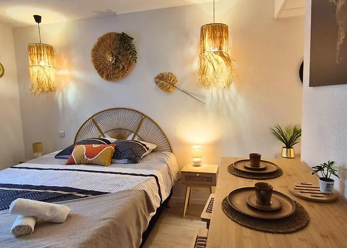 Angelique- Matelas Confort - Clim - Wifi - Gare * Lourdes