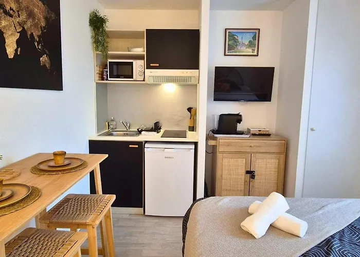 Апартаменты Angelique- Matelas Confort - Clim - Wifi - Gare *